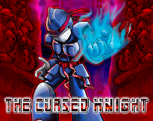 The Cursed Knight box art for Sega Mega Drive